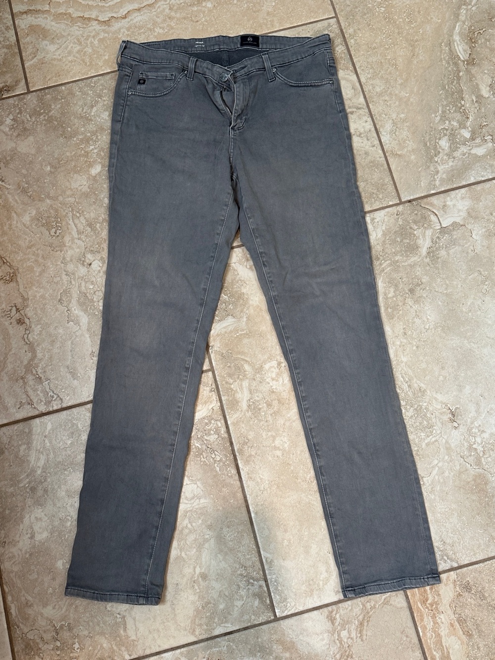 AG Adriano Goldschmied Skinny Jeans in Slate Gray